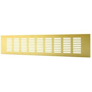 Europlast aluminium plintrooster goud 300 x 40mm - RA430G