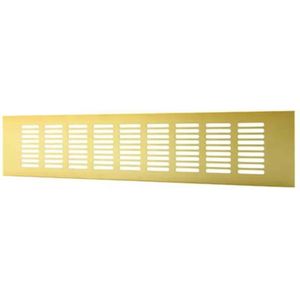 Europlast aluminium plintrooster goud 400 x 80mm - RA840G