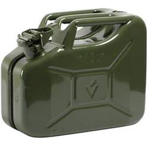Valpro - 10117 - Jerrycan - Olijfkleurig - 10 Liter - Robuust Plaatstaal