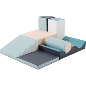 Iglu Foam blokken set - 7 delig - pastelkleuren