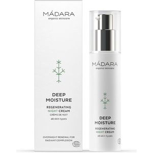 MÁDARA Deep Moisture Night Cream 50 ml - hyaluronzuur