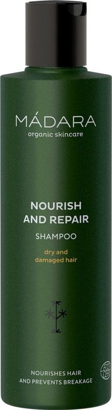 MÁDARA - Voedsel- en Herstelshampoo - 250 ml - Veganistisch - Ecocert-gecertificeerd