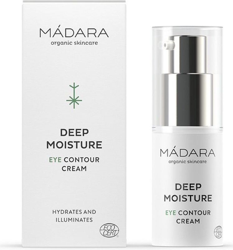 MÁDARA - Deep Moisture - Oogcontourcrème - 15 ml - Natuurlijke Ingrediënten