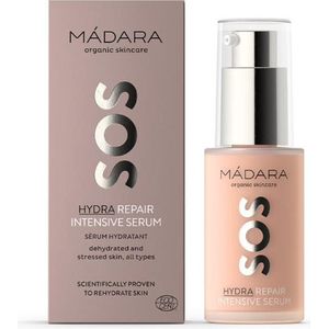 MÁDARA SOS Hydra Herstellend Serum - Pioenroos - Hyaluronzuur - 30ml