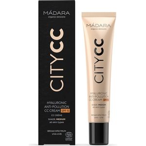 MÁDARA Gezichtsverzorging Verzorging CITYCC Hyaluronic Anti-Pollution CC Cream SPF15 MEDIUM BEIGE