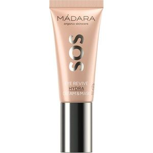 MÁDARA SOS Oogcreme en masker - omega 6 - tegen wallen en donkere kringen