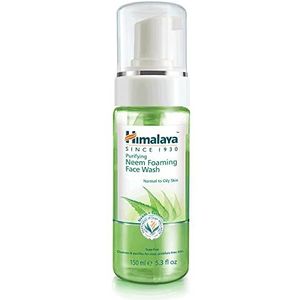Himalaya Herbals Gezichtsreinigingsschuim met kurkuma-extract, plantaardige gezichtsreiniger zonder zeep, SLS, dermatologisch getest, 150 ml (2-Pack Neem Foaming Face Wash)
