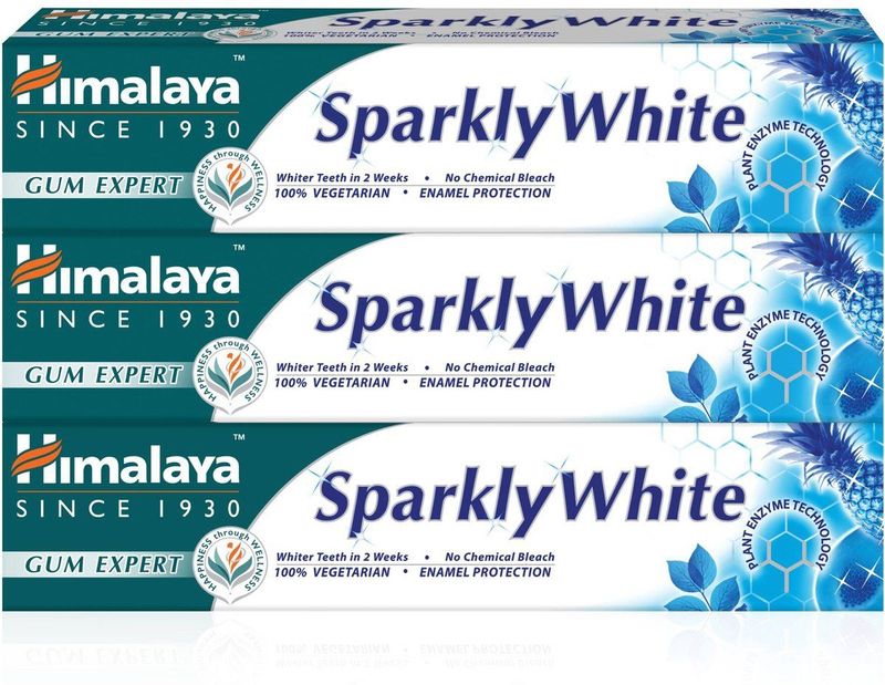 Himalaya - Sparkly White - Kruiden Tandpasta - 75ml - 3 Pack