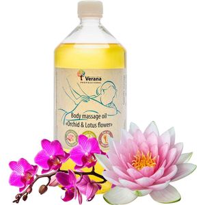 Verana - Orchidee Lotus - Massageolie - 1L - 100% Natuurlijk