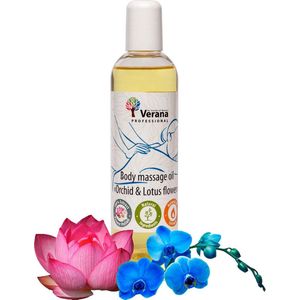 Verana - Orchidee Lotus - Massageolie - 250ml - 100% Natuurlijk