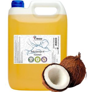 Verana - Massage Olie - Kokosnoot - Natuurlijke Cosmetische Lichaamsolie - 5L
