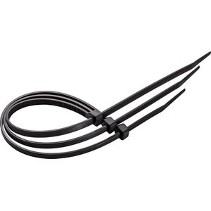 Thorgeon Ties 3.6x300 black (100 pcs)