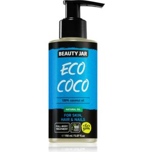 Beauty Jar Eco Coco Kokosolie voor Lichaam en Haar 150 ml