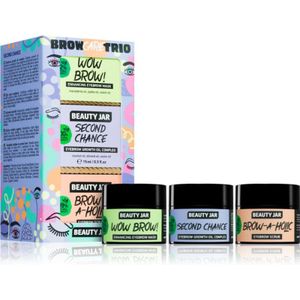 Beauty Jar Brow Care Trio Gift Set (voor Wenkbrauwen)