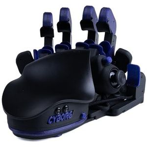 Azeron Cyborg Gaming Keyboard - Programmable one-handed gaming keyboard for PC gaming - with analog thumbstick and 29 programmable keys - 3D printed - for right-handers (Galaxy Paars)