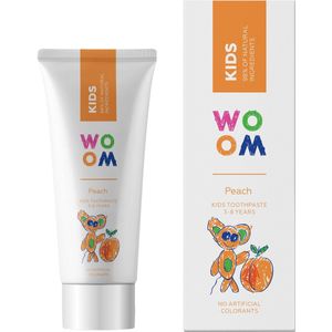 WOOM Kids Peach Kinder Tandpasta 50 ml