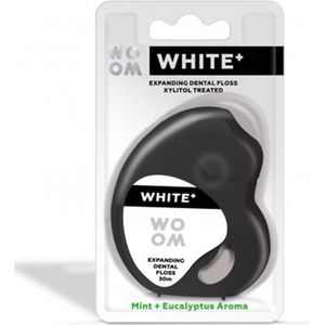WOOM White+ Flossdraad - 30 m - Wax