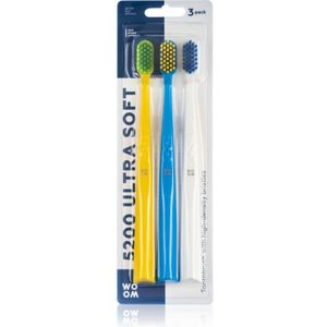 WOOM Toothbrush 5200 Ultra Soft tandenborstels 3 st
