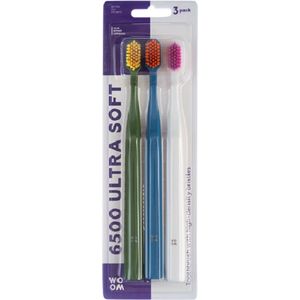 WOOM Toothbrush 6500 Ultra Soft tandenborstels 3 st