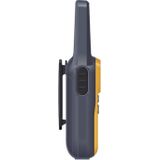 Decross - DC43 Twin EU - Walkietalkie - Geel - 4 km bereik - 16 kanalen
