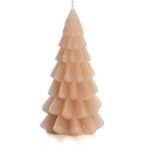 Rustik Lys stompkaars Kerstboom roze 13 uur D 6,3 H 12 cm