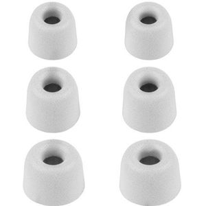 Xcessor Bullet FX-40 Kleine/Medium/Grote Vervanging Comfort Foam Oordopjes - Grijs (Pack van 6)