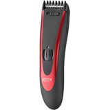 Brock Electronics - Tondeuse en Trimmer - Rood - Roestvrijstalen Mes - 24 Kniplengtes