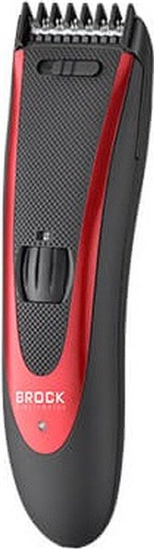 Brock Electronics - Tondeuse en Trimmer - Rood - Roestvrijstalen Mes - 24 Kniplengtes