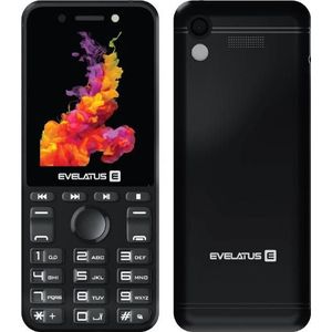 Evelatus - Tron DS Zwart (5.12", 0.30 Mpx, 3G), Sleutel mobiele telefoon, Zwart