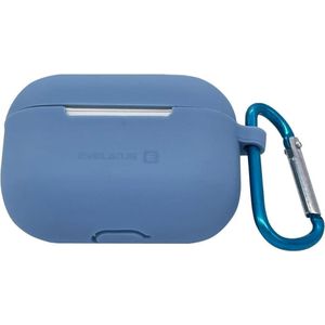Evelatus Airpods Pro etui EAC04, Hoofdtelefoon Tassen + Beschermende Covers, Blauw
