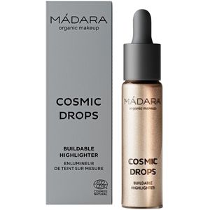 MÁDARA Cosmic Drops Liquid Highlighter  #1 - 13,5ml - Hyaluronzuur - Aloë Vera