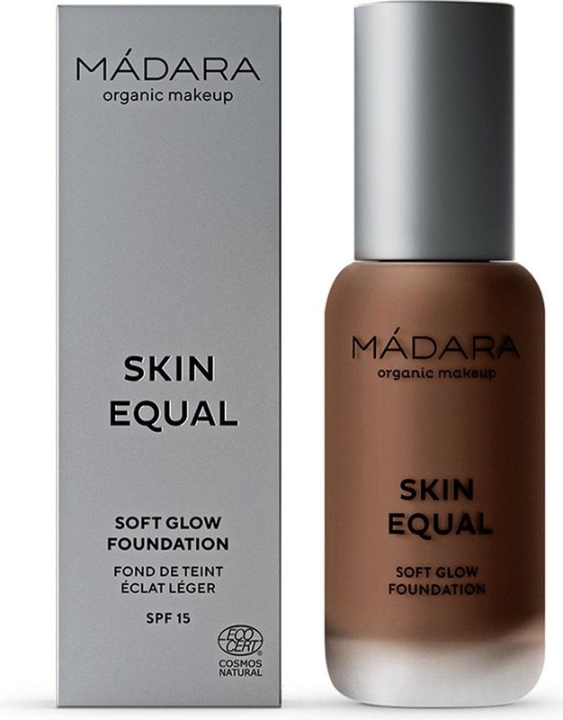 MÁDARA Skin Equal Foundation - Kleur #100 Mocha - 30 ml - Vegan - SPF 15