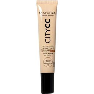 MÁDARA - City CC Hyaluronic Anti-pollution CC Cream - Medium - SPF15
