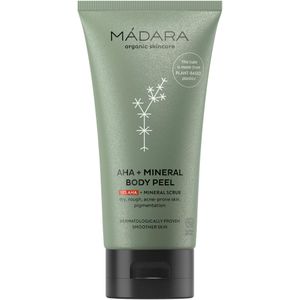 MáDARA AHA+Mineral Body Peel - 175 ml - Exfoliërende Bodyscrub - Witte Klei