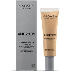 MÁDARA - Skinonym Semi-Matte Peptide Foundation - Golden Sand - 30ml