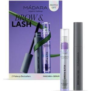 MÁDARA Make-up Ogen Cadeauset Grow & Fix Brow & Lash Booster 4,25  ml + Deep Matter Bold Volume Mascara 6 ml