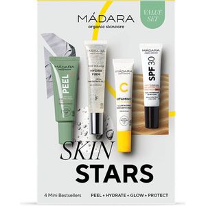 MáDARA Skin Stars Mini Bestsellers Set - Gezichtsverzorging - 10 ml + 2 x 15 ml + 17 ml