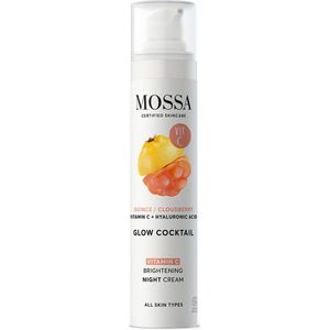 Mossa - Glow Coctail - Verhelderende Nachtcrème - 50 ml