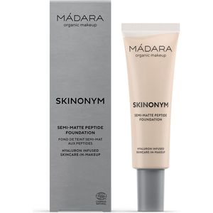 MÁDARA - Skinonym Semi-Matte Peptide Foundation - 30ml - Stone