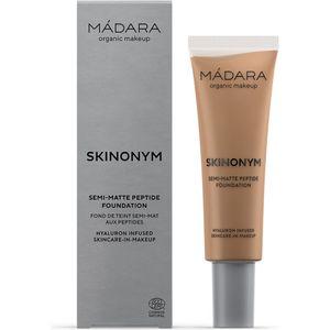 MÁDARA - Make-Up Skinonym Semi-Matte Peptide Foundation - 70 Caramel - 30ml