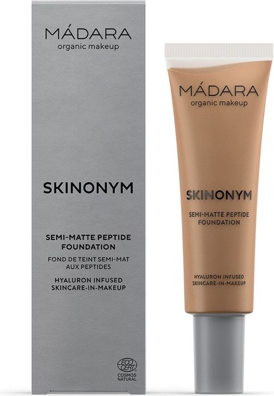 MÁDARA - Make-Up Skinonym Semi-Matte Peptide Foundation - 70 Caramel - 30ml