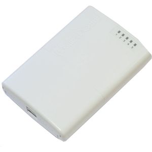 MikroTik - RB750P - Router - Wit - Outdoor - 5xLAN - PoE