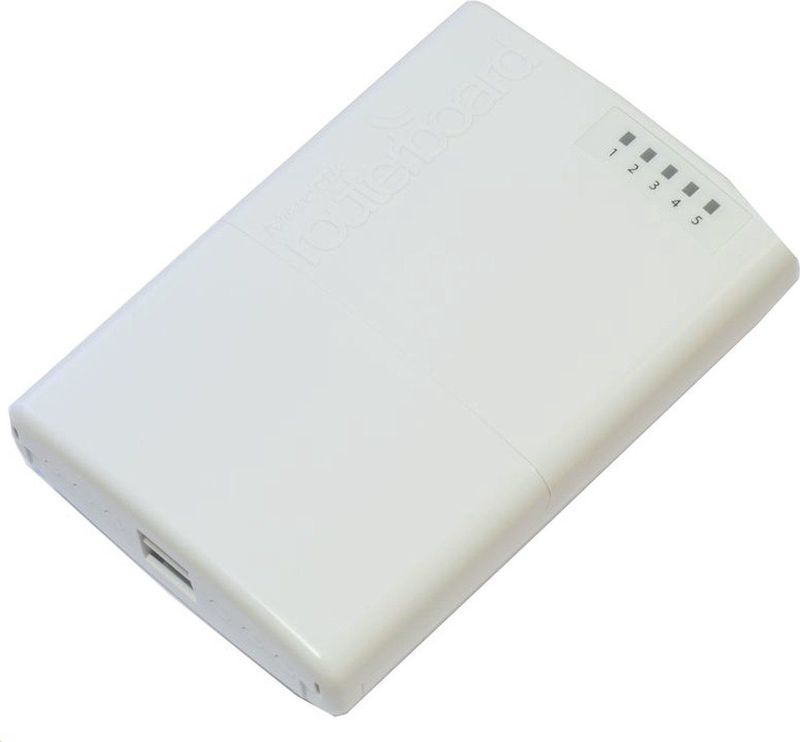 MikroTik - RB750P - Router - Wit - Outdoor - 5xLAN - PoE