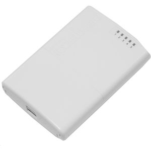 MikroTik MT RB750P-PBR2 PowerBox Outdoor 5x Ethernet Port Router met PoE-uitgang 6V-30V, Router, Wit