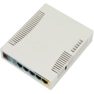 RB951Ui-2HnD - Draadloze AP - 2.4GHz - Robuuste Behuizing - 5 Ethernet Poorten