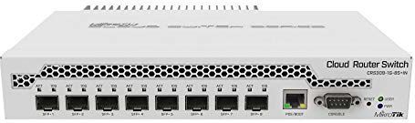 MikroTik - Cloud Router Switch - 800MHz - 512MB RAM - 1xGigabit LAN - 8xSFP+ Cages