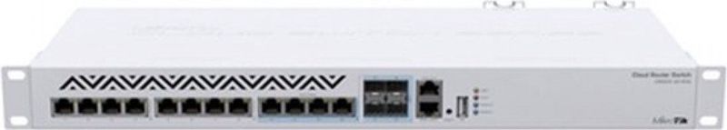 MikroTik - CRS312-4C+8XG-RM - CloudCore Router - Wit - 12 Havens