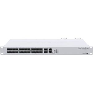 Mikrotik - CRS326-24S+2Q+RM Switch - Zwart - 40 Gbps QSFP+ Poorten