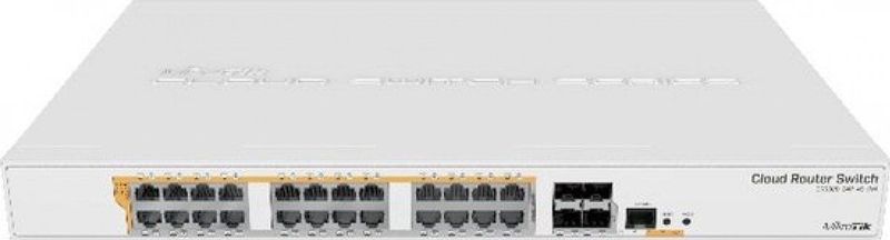 Mikrotik - CRS328-24P-4S+RM - Poe Router - Zwart - Rackmount