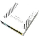 MikroTik RouterBOARD RB260GSP 5x Gigabit PoE out Ethernet Smart Switch SFP cage plastic case SwOS